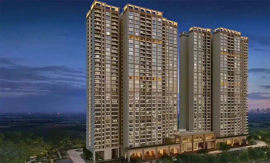Godrej Regent Park evening elevation, artistic impression